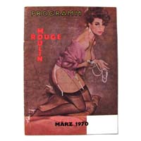 Moulin Rouge, Wien, altes Programmheft, 1970