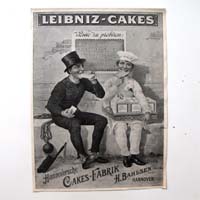 Bahlsen, Leibniz-Cakes, W. Hagelberg, Werbegrafik, 1899