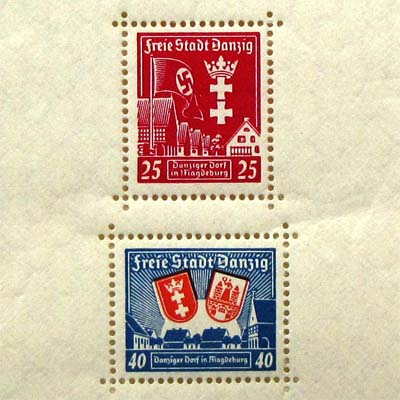Briefmarkenbogen, Danziger Leistungsschau 1937
