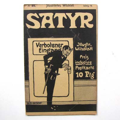 Satyr, Illustriertes Witzblatt, Nr. 35, 1907