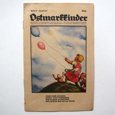 Ostmarkkinder, Kinderzeitschrift, Heft 9 - 1936/37