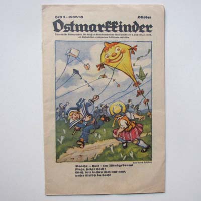 Ostmarkkinder, Kinderzeitschrift, Heft 2 - 1937/38