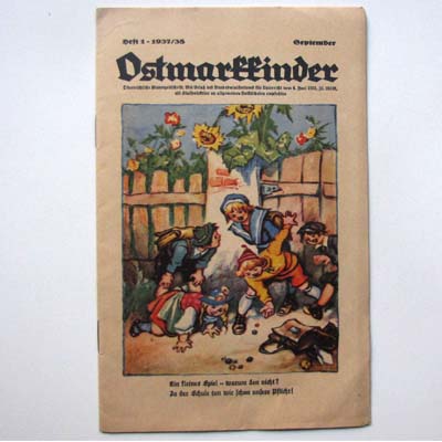 Ostmarkkinder, Kinderzeitschrift, Heft 1- 1937/38