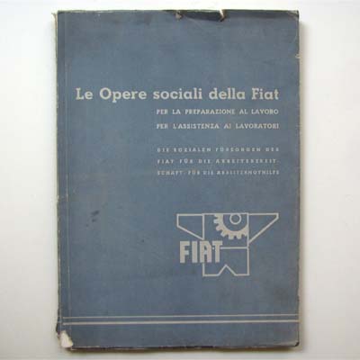 Le Opere sociali della Fiat, Autohersteller, 1941
