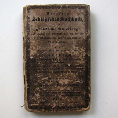 Neuestes Schlesisches Kochbuch, um 1830