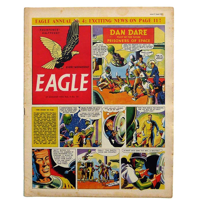 Eagle - Pilot of the future, Dan Dare, Comics, 1954