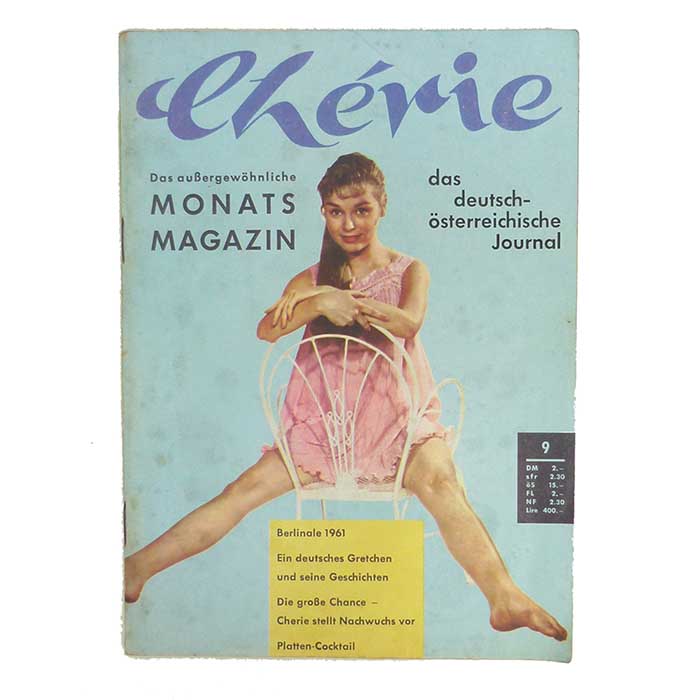 Chérie, Erotik-Zeitschrift. Nr. 9, 1961