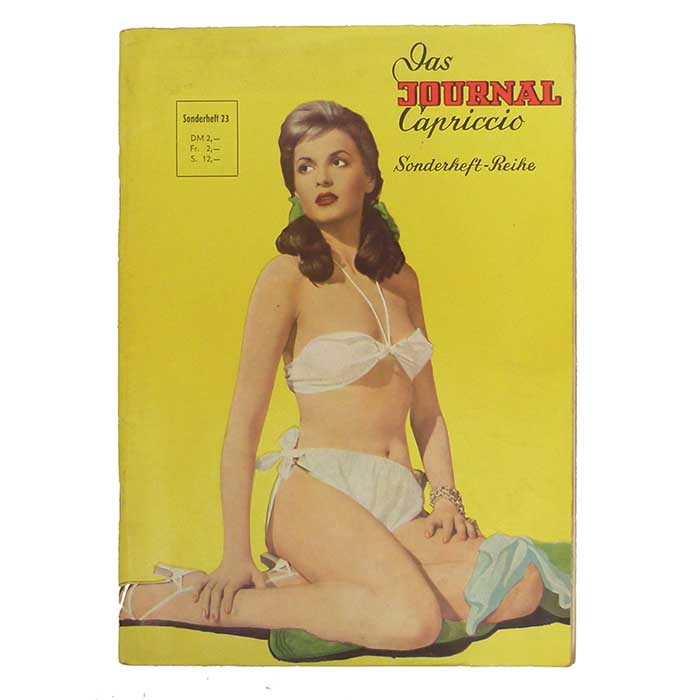 Das journal Capriccio, Erotik-Zeitschrift, 1958
