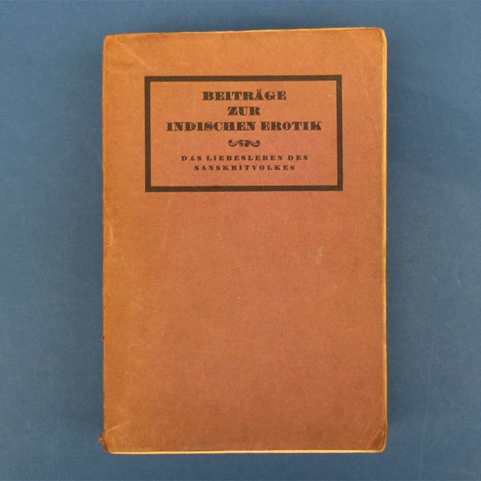 Beiträge zur indischen Erotik, Liebesleben, 1922