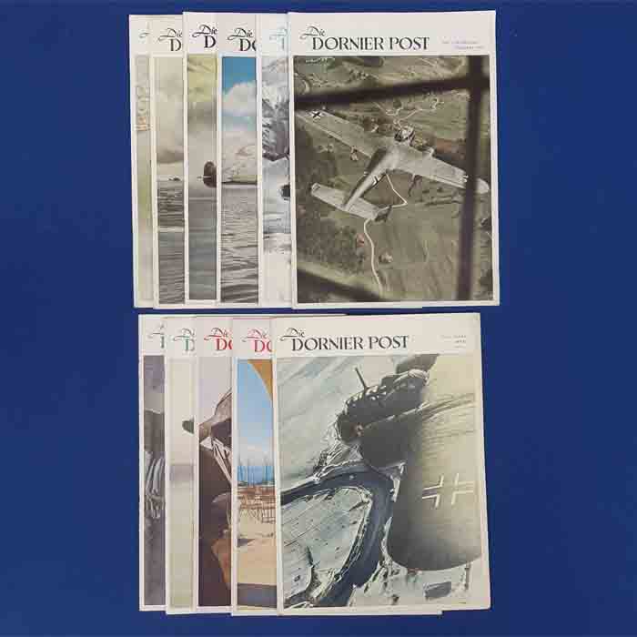 Die Dornier Post, 11 Hefte, 1940 bis 1942