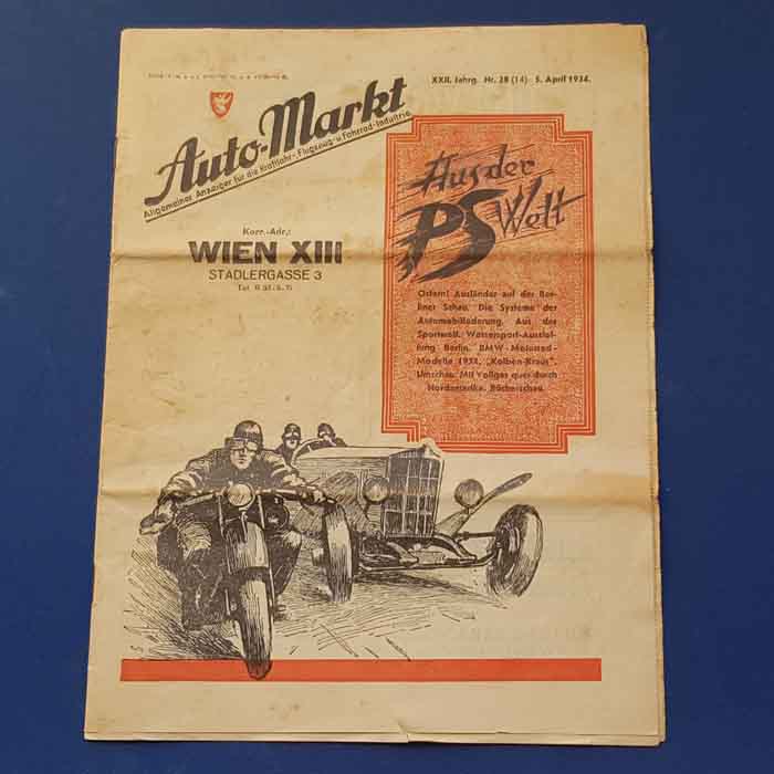 Auto-Markt, Zeitschrift, Motorsport, 1934