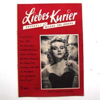 Liebeskurier, alte Erotik-Zeitschrift, 1949