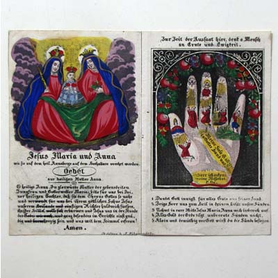 Annaberg, Jesus, Maria und Anna, Walfahrtsbild