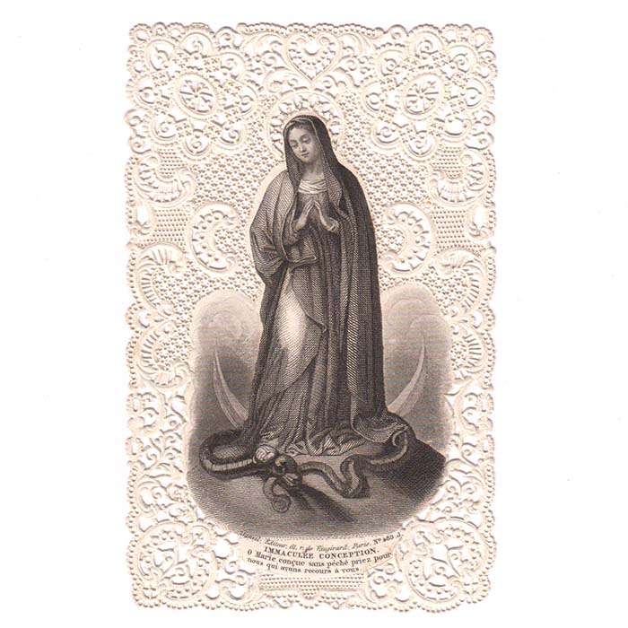 Maria, Immaculée conception, Heiligenbildchen
