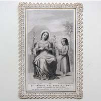 Maria & Jesus, Andachtsbildchen, Bouasse-Lebel