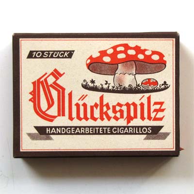 Glückspilz, 10 Stück, Cigarillos, Schachtel