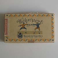 Wehrsport, Zigarillos, Fechtszene, WW2