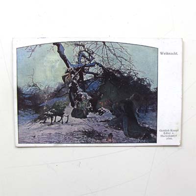 Weihnacht, Wiener Kunst, Kempf Edler, alte AK