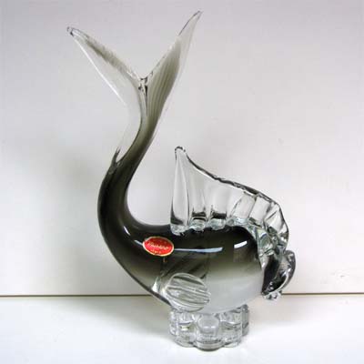 Murano-Glas, Fisch, mit Murano-Label
