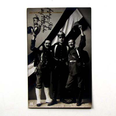 Soldaten im 1. Weltkrieg, alte Ansichtskarte