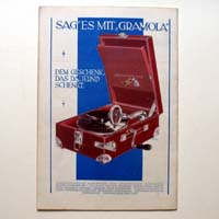 His Masters Voice, Grammophon, Werbegrafik, 1931