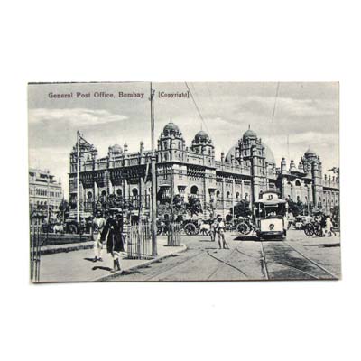 Bombay, General Post Office, alte Ansichtskarte