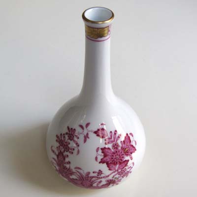 handbemalte Vase, Herend, altes Porzellan