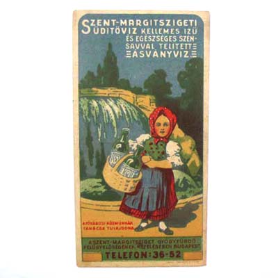 Heilige Margarete, Mineralwasser, alter Kassazettel