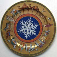 Weihnachtsteller, Rosenthal, Versace