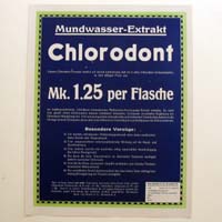 Chlorodont - Mundwasser - 1928