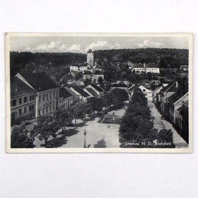Litschau, Stadtplatz, alte Ansichtskarte