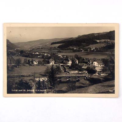 Brückl und St. Johann, Kärnten, alte Ansichtskarte