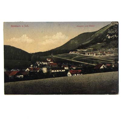 Grünbach am Schneeberg, alte Ansichtskarte