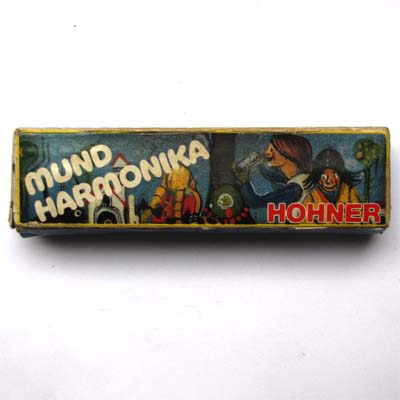 Hohner Mundharmonika, originale Schachtel