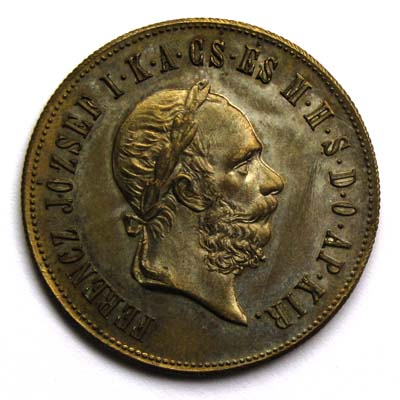 Kaiser Franz Joseph I, Gedenkmünze, 1873