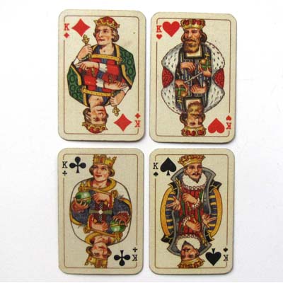 alte Romme Spielkarten, Adametz Wien