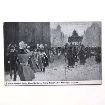 Begräbnis / Trauerzug Kaiser Franz Josef