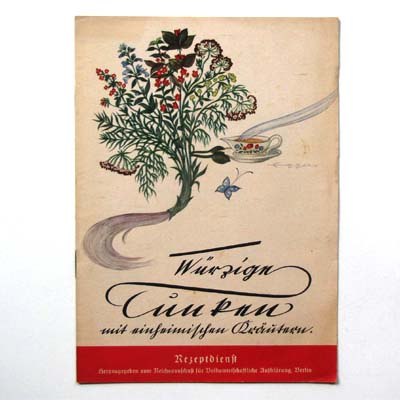 Würzige Tunken, Rezeptdienst, 1940er