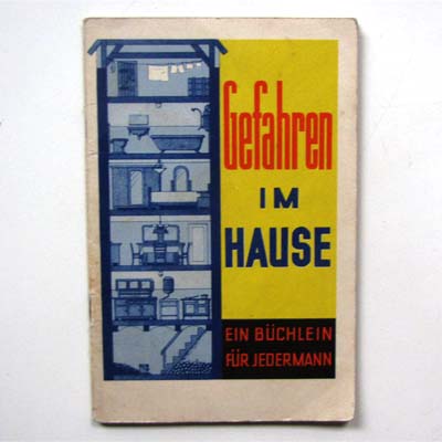 Gefahren im Haus, Brochure, 1933