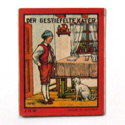 Der gestiefelte Kater, kleines Märchenheftchen, J.H.W