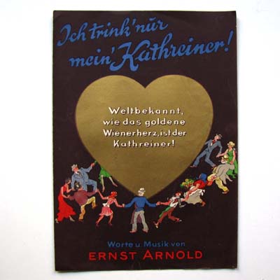 Kathreiner Malzkaffee, Werbebrochure / Musiknoten