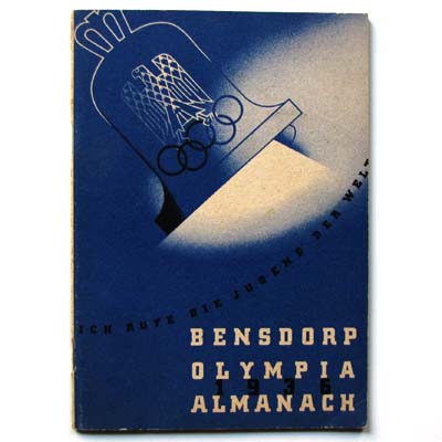 Bensdorp Olympia Almanach, Werbebrochure, 1936