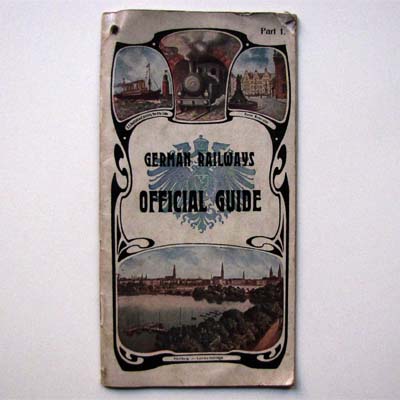 German Railways Official Guide, um 1910