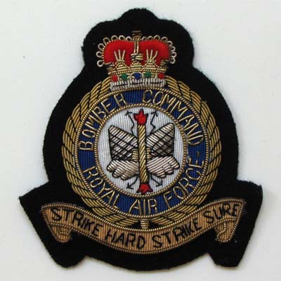 Royal Air Force Bomber Command, besticktes Emblem