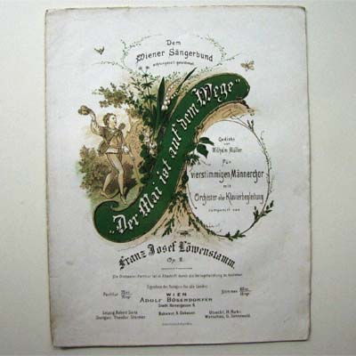 Der Mais ist auf dem Wege, Wiener Sängerbund, um 1900
