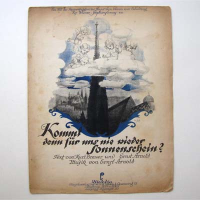 Kommt denn für uns nie wieder Sonnenschein, 1923