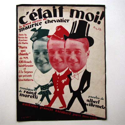 C´etait moi! Raoul Moretti, Albert Willemetz, 1925