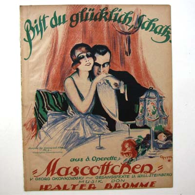 Bist du glücklich Schatz , Walter Brommer, 1921