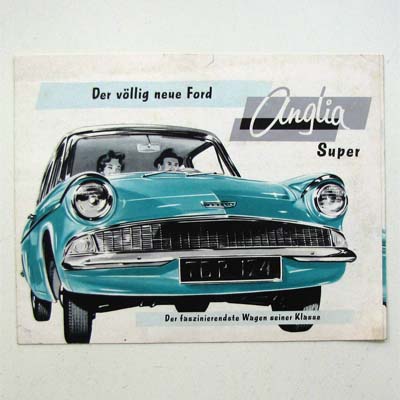 . Ford Anglia Super, Autoprospekt