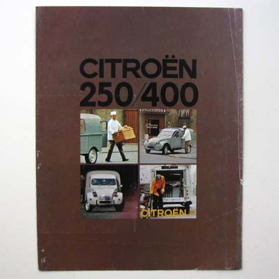 .Citroen 250 / 400, Autoprospekt, 1970